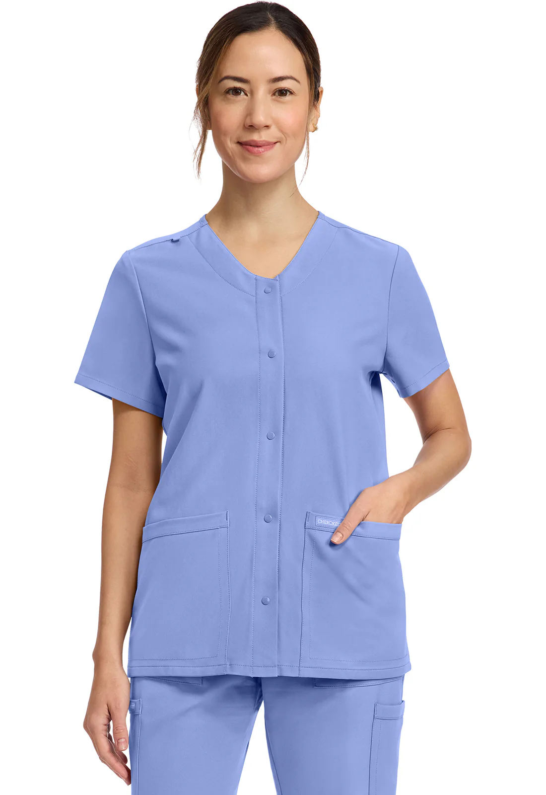 Womens Medical Solid Tops